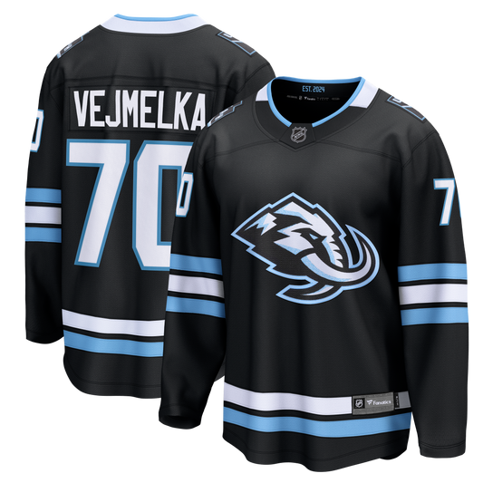 Karel Vejmelka Utah Mammoth Fanatics Home Breakaway Jersey - Black