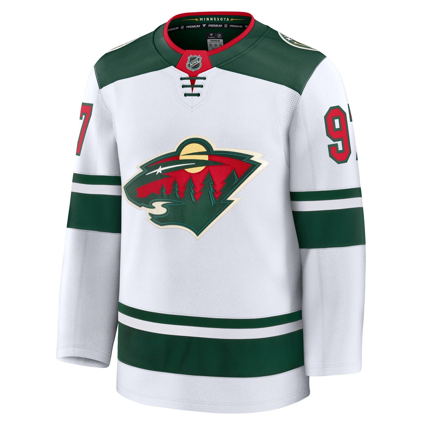 Kirill Kaprizov Minnesota Wild Fanatics Away Premium Jersey - White