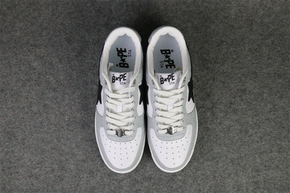 Bapesta Low M2 'White Grey'