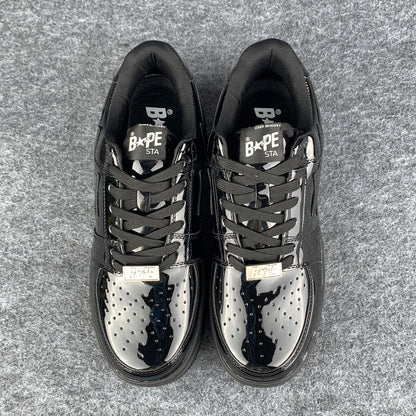 Bapesta Low 'Patent Black'