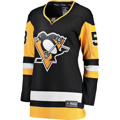 Kris Letang Pittsburgh Penguins Fanatics Women's Home Breakaway Jersey - Black