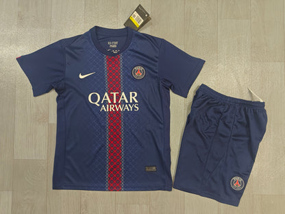 KIDS Paris Saint-Germain 2025/26 Home Kit (Jersey & Shorts Set)