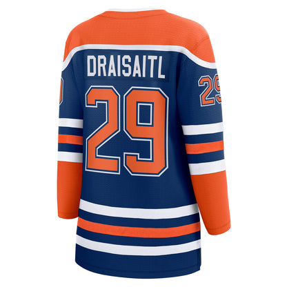 Leon Draisaitl Edmonton Oilers Fanatics Women's Home Breakaway Player Jersey - Royal
