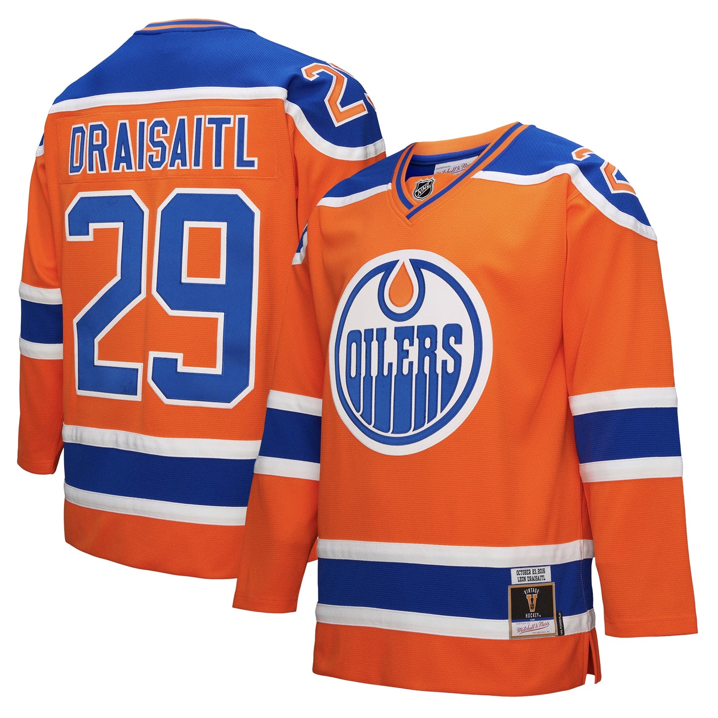Leon Draisaitl Edmonton Oilers Mitchell &amp;amp; Ness Power Play Jersey - Orange