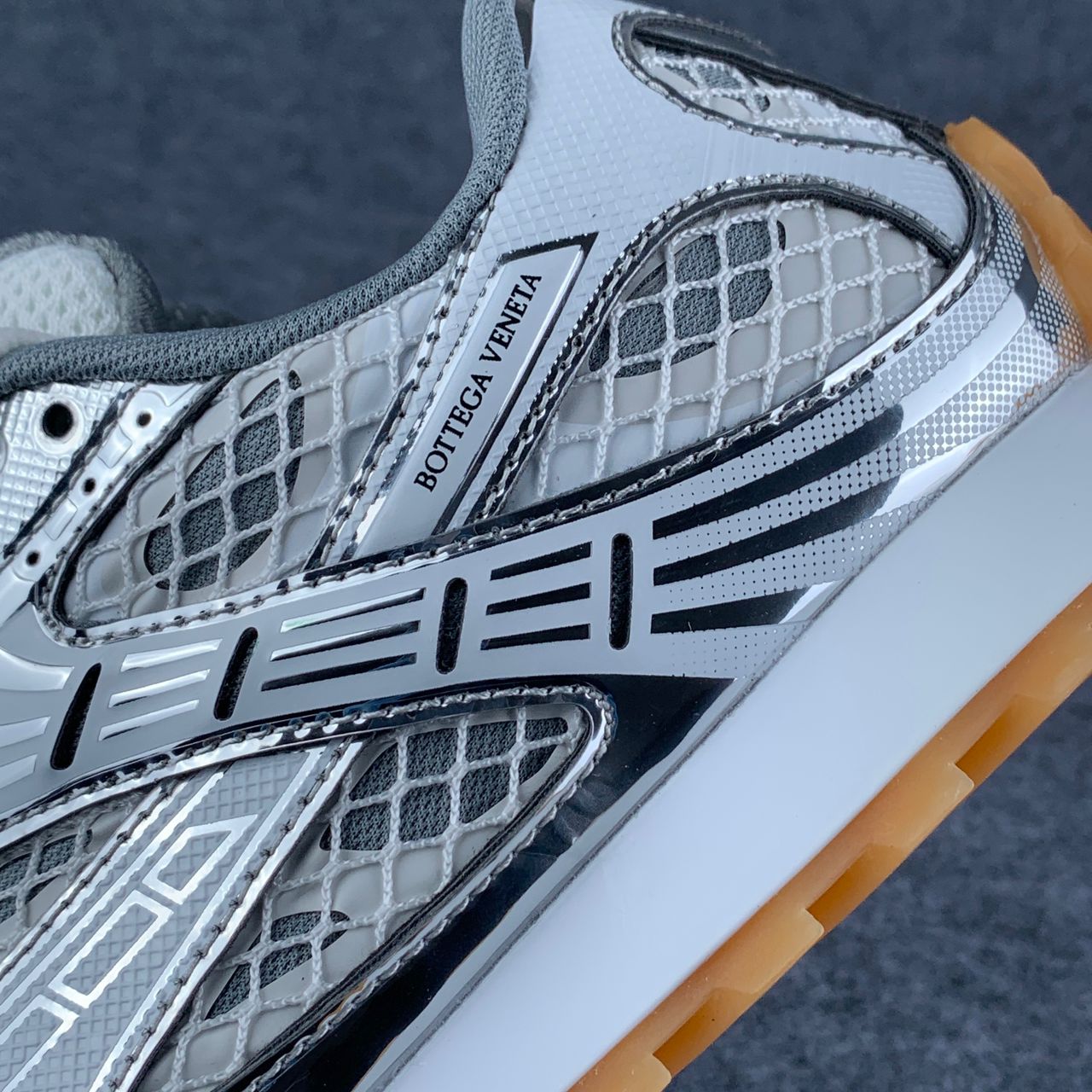 Bottega Veneta Orbit Sneaker 'Silver White'
