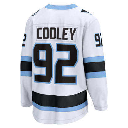 Logan Cooley Utah Mammoth Fanatics Away Breakaway Player Jersey - White