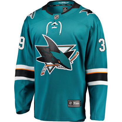 Logan Couture San Jose Sharks Fanatics Breakaway Jersey - Teal