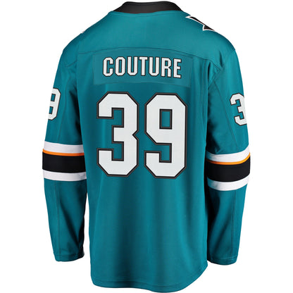 Logan Couture San Jose Sharks Fanatics Breakaway Jersey - Teal