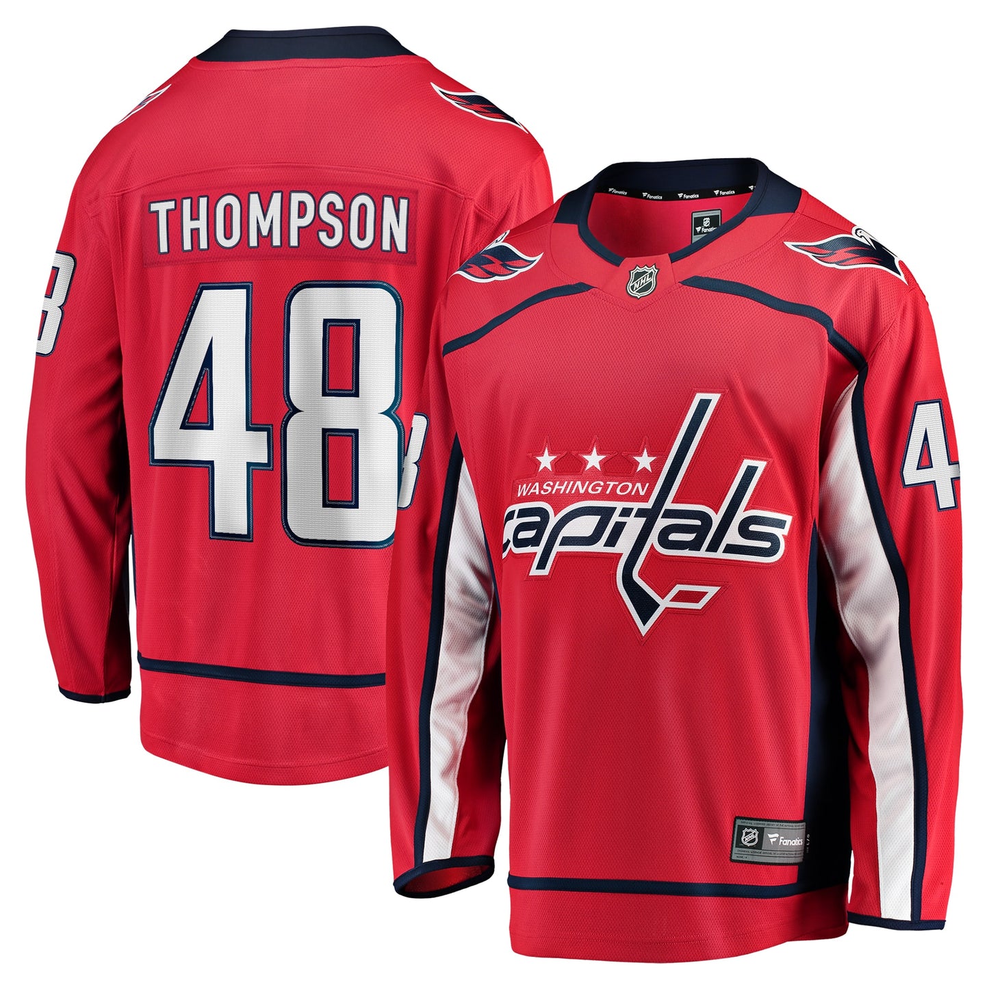 Logan Thompson Washington Capitals Fanatics Home Premier Breakaway Player Jersey - Red