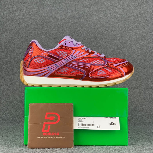 Bottega Veneta Orbit Sneaker 'Metallic Red & Wisteria'