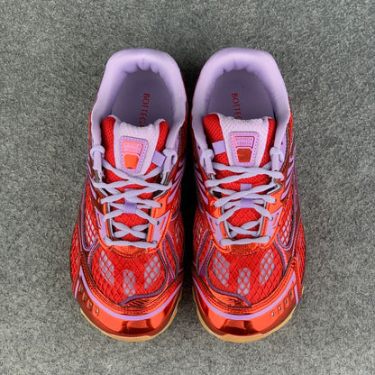 Bottega Veneta Orbit Sneaker 'Metallic Red & Wisteria'