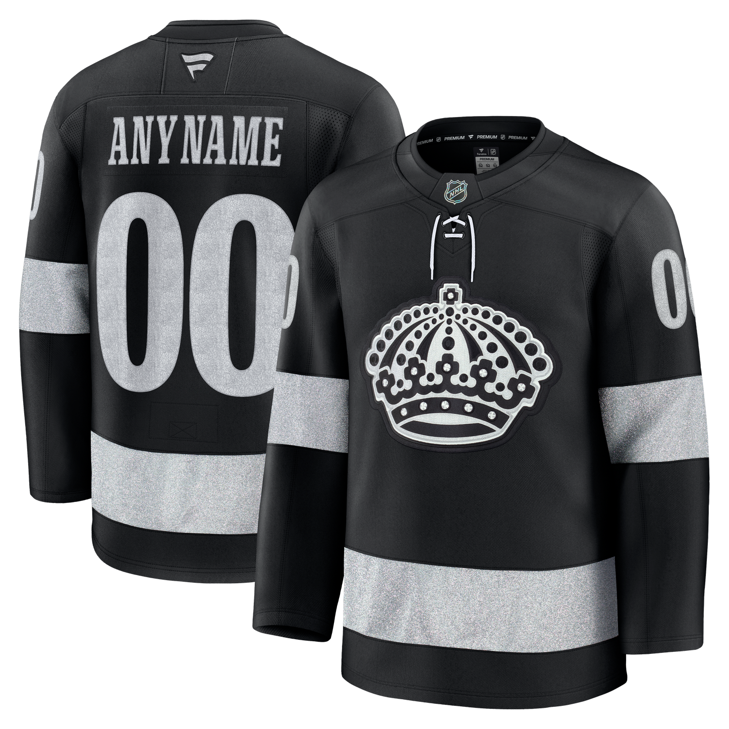 Los Angeles Kings Fanatics Alternate Premium Custom Jersey - Black