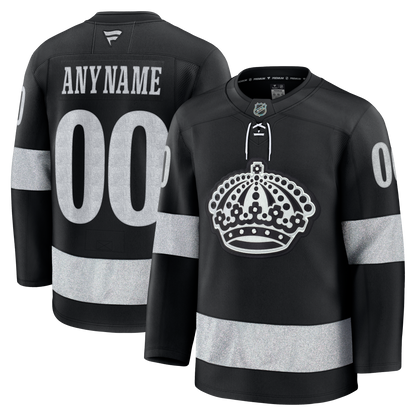 Los Angeles Kings Fanatics Alternate Premium Custom Jersey - Black