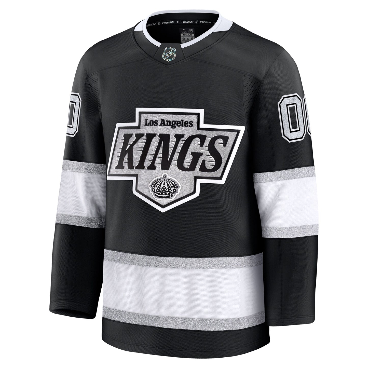 Los Angeles Kings Fanatics Home Premium Custom Jersey - Black