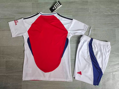 KIDS Adidas Arsenal 2024/25 Home Replica Kit (Kids' Set: Jersey + Shorts)