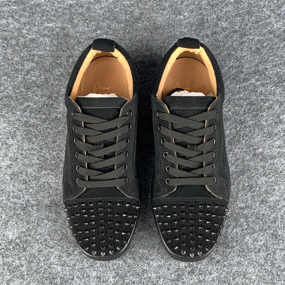 Christian Louboutin Louis Junior Spikes 'Black