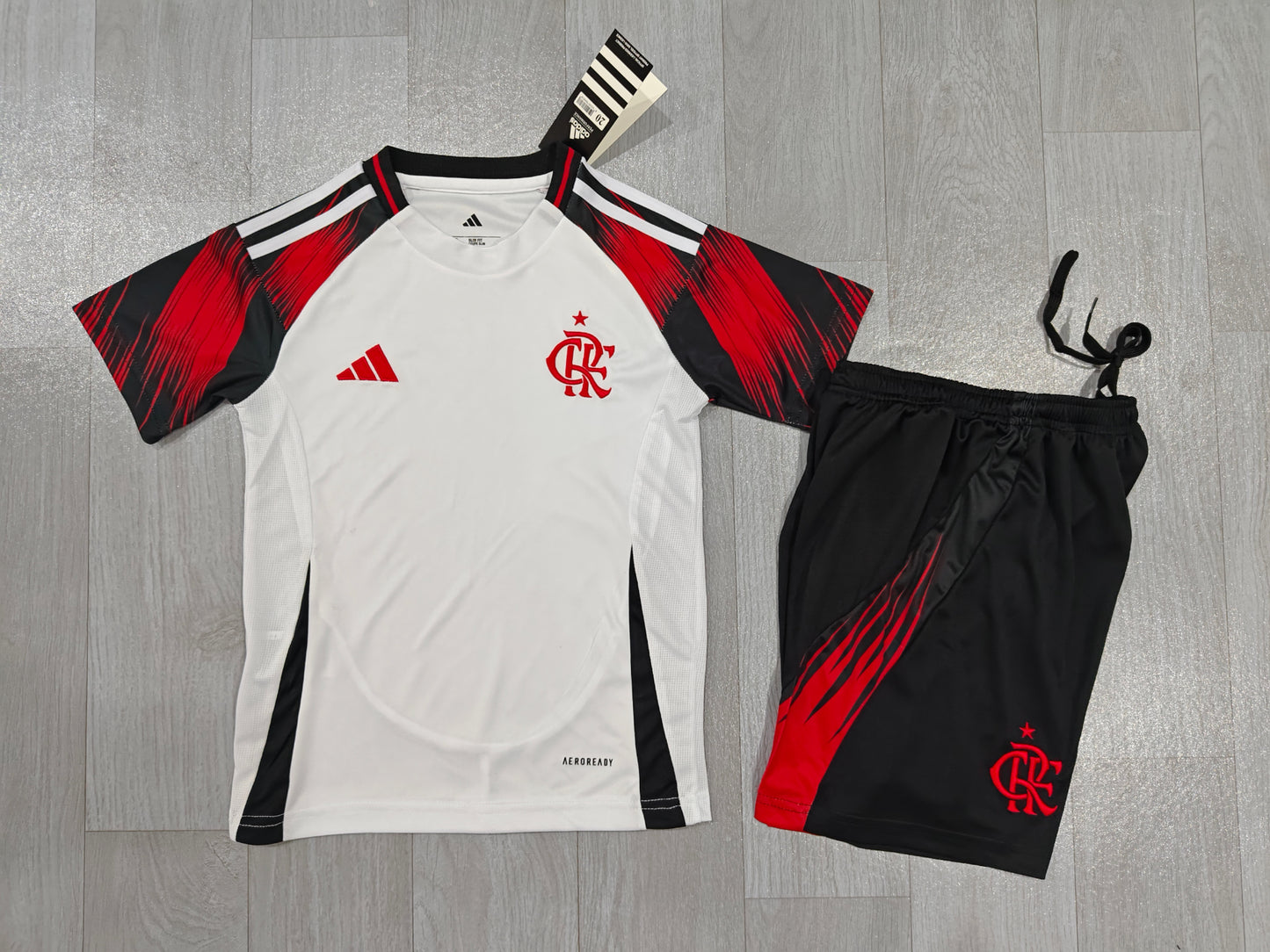 KIDS CR Flamengo 2025/26 Away Kit (Jersey & Shorts Set)