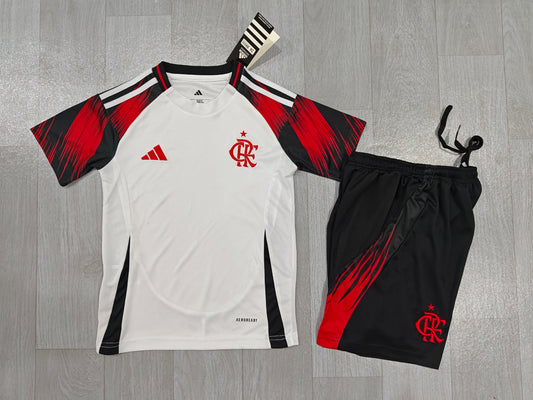 KIDS CR Flamengo 2025/26 Away Kit (Jersey & Shorts Set)