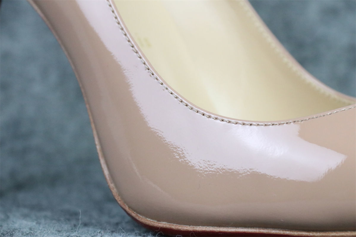 CL Kate Pump Patent Leather 'Nude'