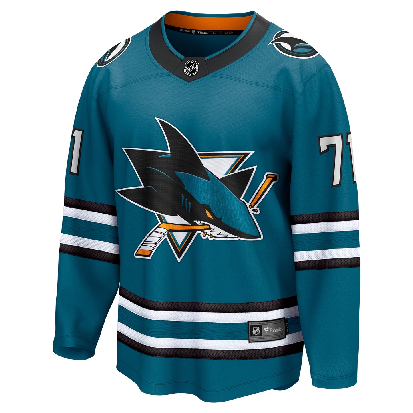 Macklin Celebrini San Jose Sharks Fanatics Home Breakaway Jersey – Teal