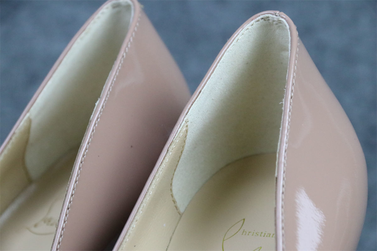 CL Kate Pump Patent Leather 'Nude'