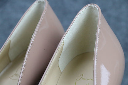 CL Kate Pump Patent Leather 'Nude'