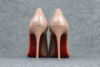 CL Kate Pump Patent Leather 'Nude'