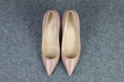 CL Kate Pump Patent Leather 'Nude'