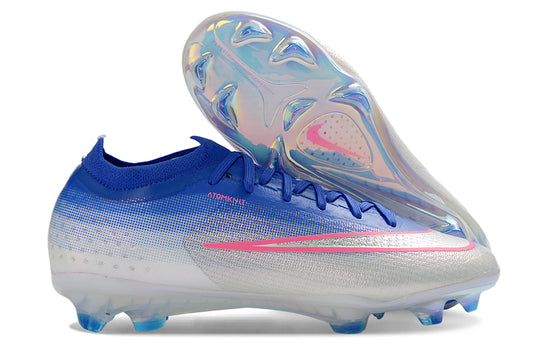 Nike Zoom Mercurial Vapor 17 Elite FG Firm Ground Soccer Cleats (Blue/White Gradient / Iridescent)