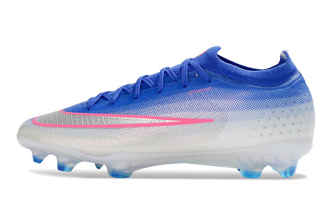 Nike Zoom Mercurial Vapor 17 Elite FG Firm Ground Soccer Cleats (Blue/White Gradient / Iridescent)