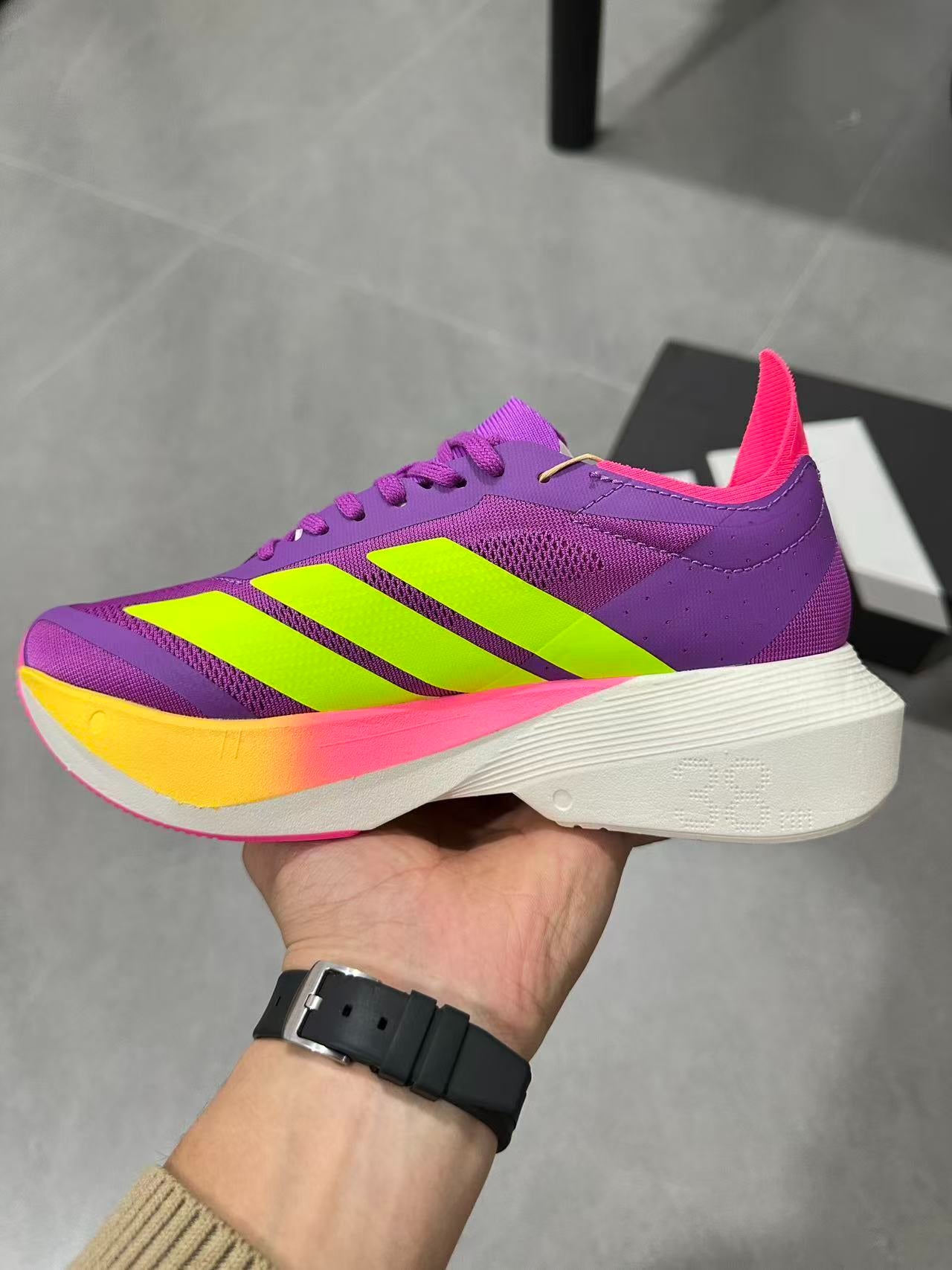 Adidas Adizero Drive RC Running Shoes Purple | Yellow