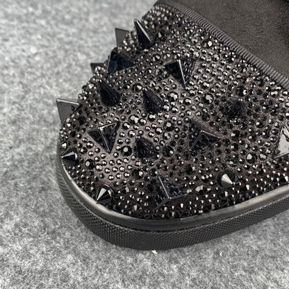 CL Astroloubi Strass Eternity 'Black Suede/Comète Strass'