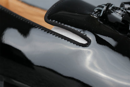 CL Dandelion Tassel Loafers 'Black Patent Leather'