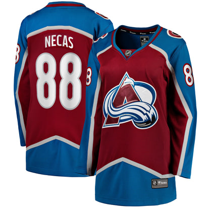 Martin Necas Colorado Avalanche Fanatics Women's Breakaway Player Jersey - Burgundy