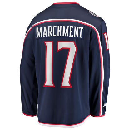 Mason Marchment Columbus Blue Jackets Fanatics Home Premier Breakaway Player Jersey - Navy
