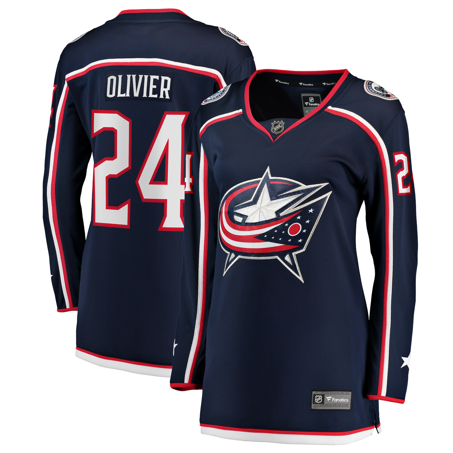 Mathieu Olivier Columbus Blue Jackets Fanatics Women's Home Breakaway Jersey - Navy