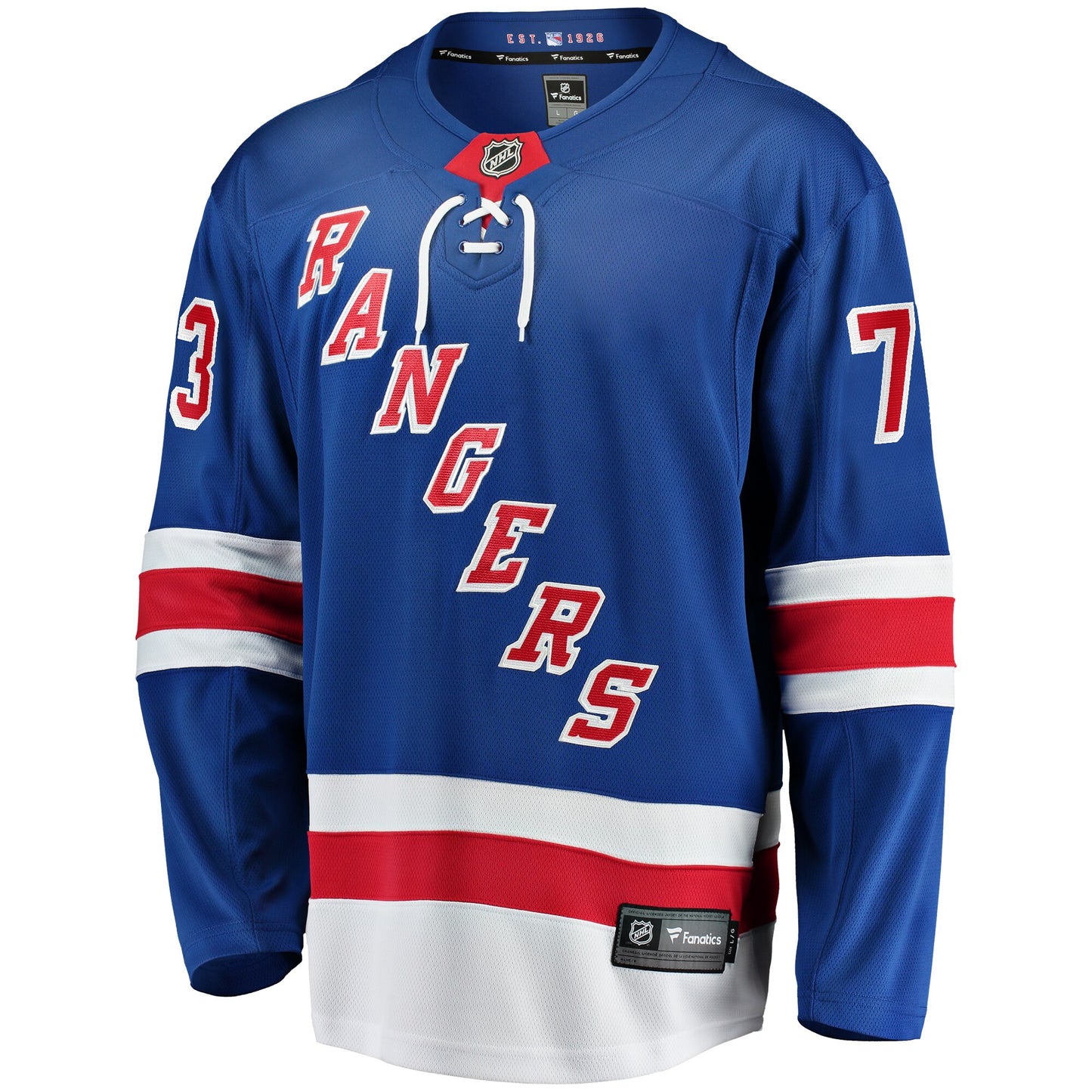 Matt Rempe New York Rangers Fanatics Home Breakaway Jersey - Blue