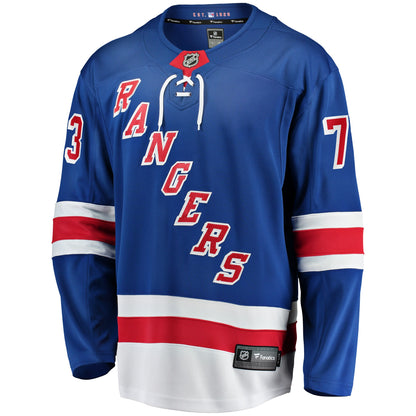 Matt Rempe New York Rangers Fanatics Home Breakaway Jersey - Blue