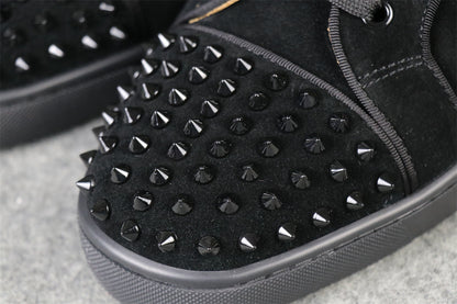 CL Lou Spikes Orlato High-Top 'Black Suede'