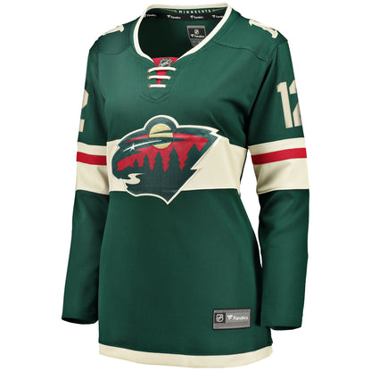 Matthew Boldy Minnesota Wild Fanatics Women's Home Breakaway Player Jersey - Green