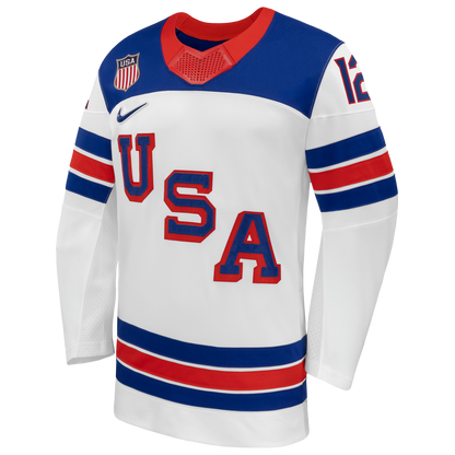 Matthew Boldy US Hockey Nike 2026 Away Replica Jersey - White