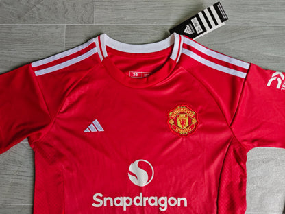 KIDS Manchester United FC 2024/25 Home Stadium Kit Set (Kids/Youth)
