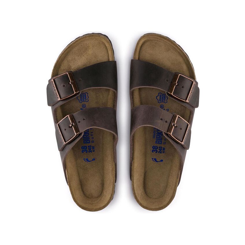 452763 Arizona Oiled Leather Habana Soft Footbed