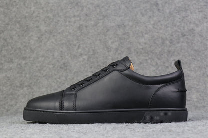 CL Louis Junior Low-Top Sneaker “Black Calfskin”