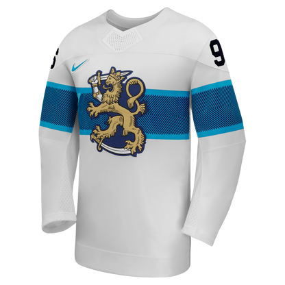 Mikko Rantanen Finland Hockey Nike 2026 Away Replica Jersey - White