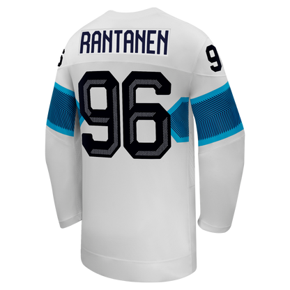 Mikko Rantanen Finland Hockey Nike 2026 Away Replica Jersey - White