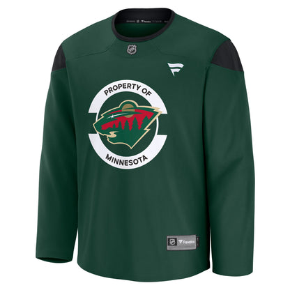 Minnesota Wild Fanatics Practice Jersey - Green