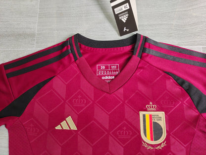 KIDS Belgium National Team 2024/25 Home Football Kit Set (Jersey + Shorts)