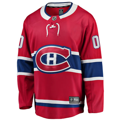Montreal Canadiens Fanatics Home Breakaway Custom Jersey - Red