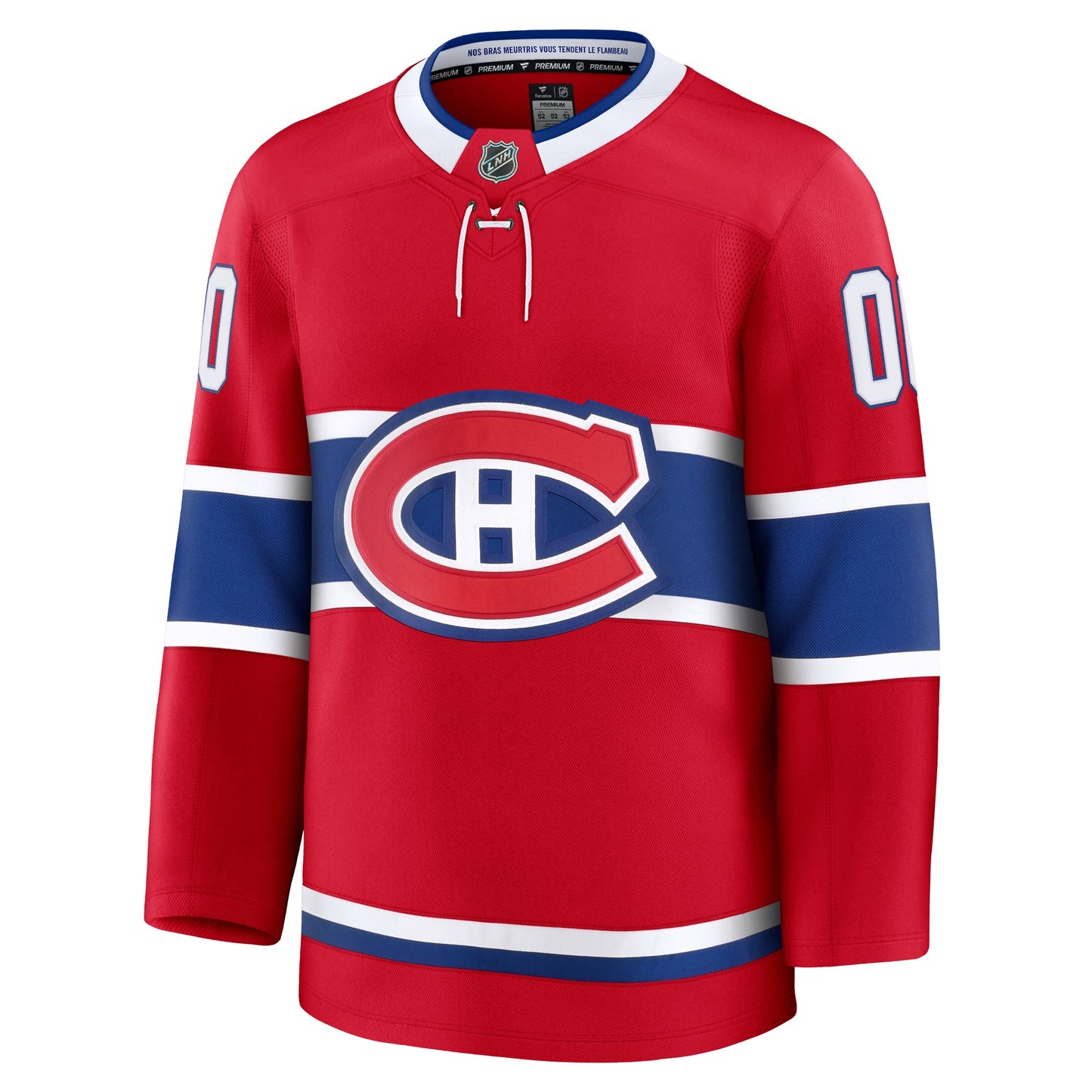 Montreal Canadiens Fanatics Home Premium Custom Jersey - Red
